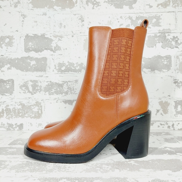 Franco Women's Sarto Linc Chelsea Boot Brown Size 8 M